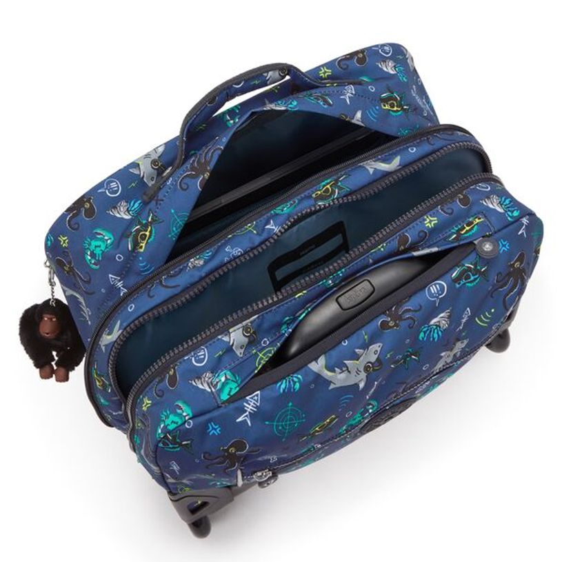198265380798-Kipling GIORNO - Cartable à roulettes - Undersea Party--1