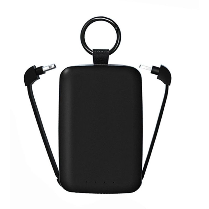 3701263529945-Jaym - Powerbank / batterie de secours rechargeable - porte clé - 4000 mAh  - noire--0