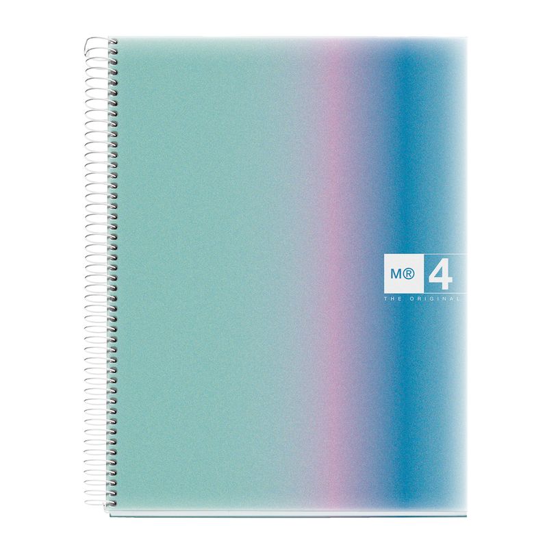 8422593042588-Miquelrius Notebook design Aurora - Cahier à spirale - A5 - 120 feuilles - ligné - west bay--0