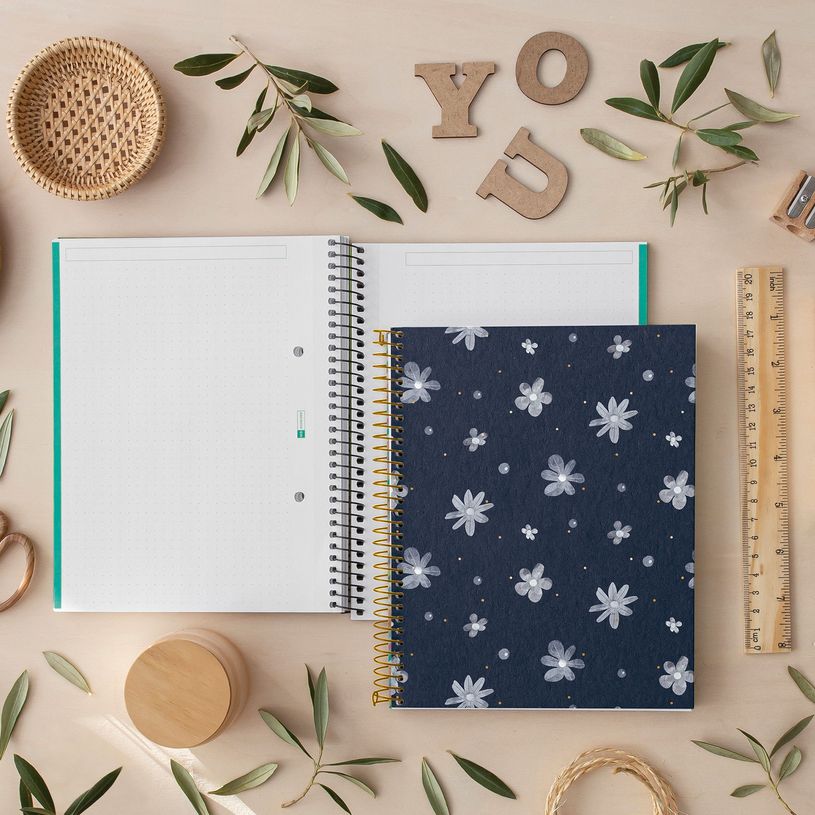 8422593469149-Miquelrius Notebook design Lifestyle - Cahier à spirale - A4 - 100 feuilles - petits carreaux (5x5 mm)--4