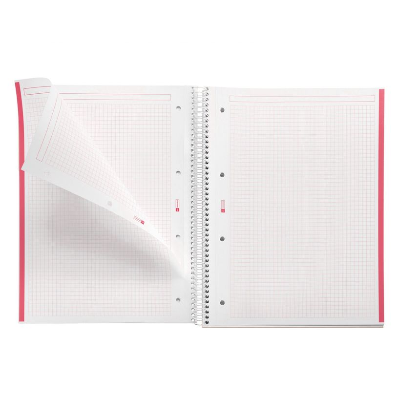 8422593043875-Miquelrius Notebook design Natura - Cahier à spirale - A5 - 80 feuilles - petits carreaux (5x5 mm) - l--2