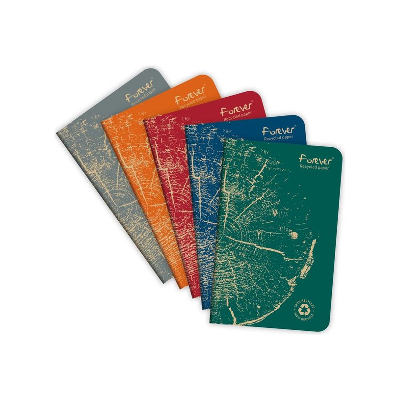 3210330684963-Forever - Cahier de notes - 90 x 140 mm - 48 feuilles / 96 pages - blanc - doublé - dispo-P_405251349_1-0