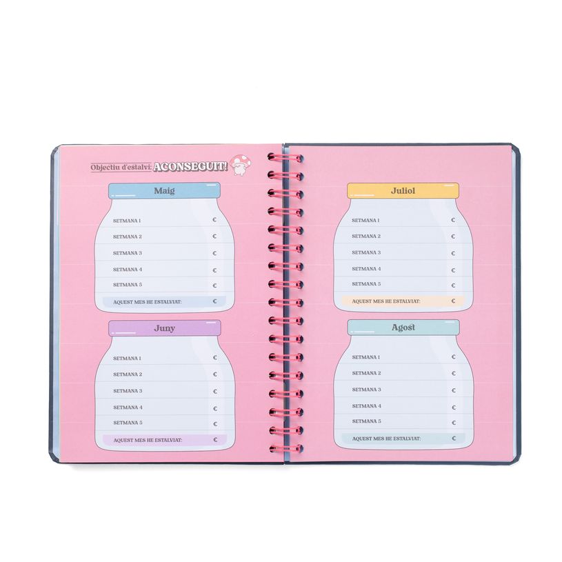 8445641063397-Mr. Wonderful Wonder - Agenda - 2025-2026 - vue semaine - reliure à anneaux métalliques - 160 pages - catalan - Grands plan-P_405251360_2-1