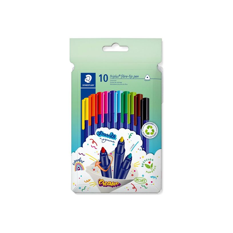 4007817060940-STAEDTLER triplus color 323 - Feutre - non permanent - couleurs assorties - encre à l'eau-P_405251780_1-0