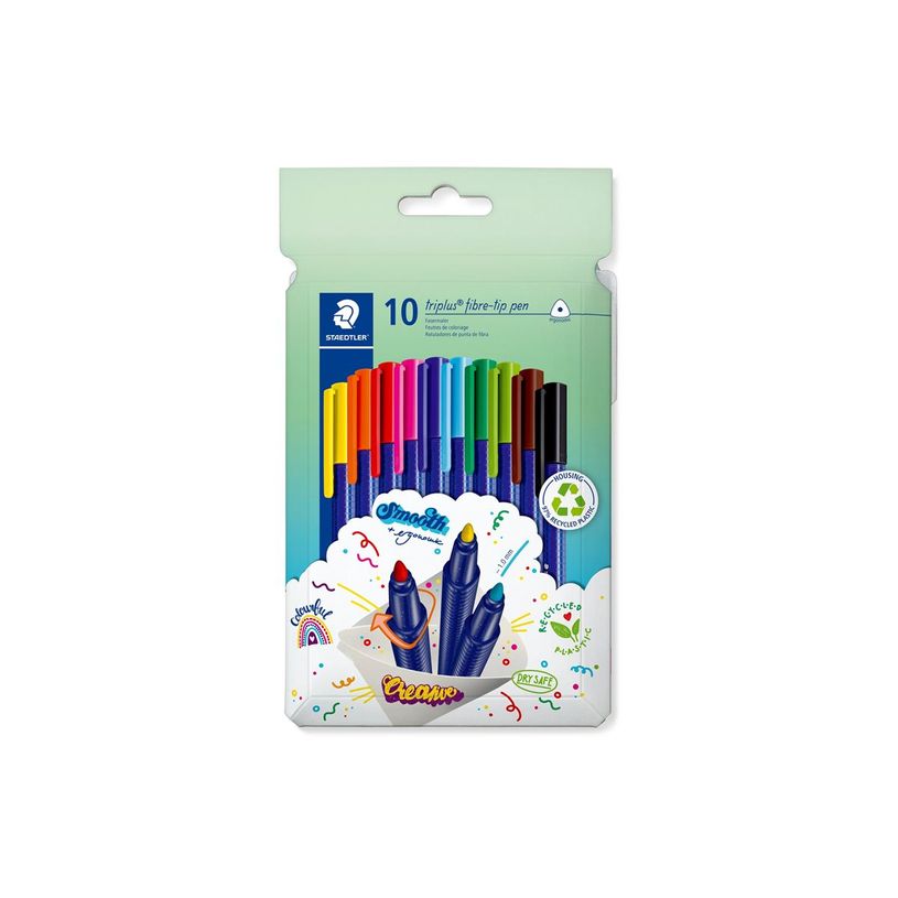 4007817060940-STAEDTLER triplus color 323 - Feutre - non permanent - couleurs assorties - encre à l'eau-P_405251780_3-5