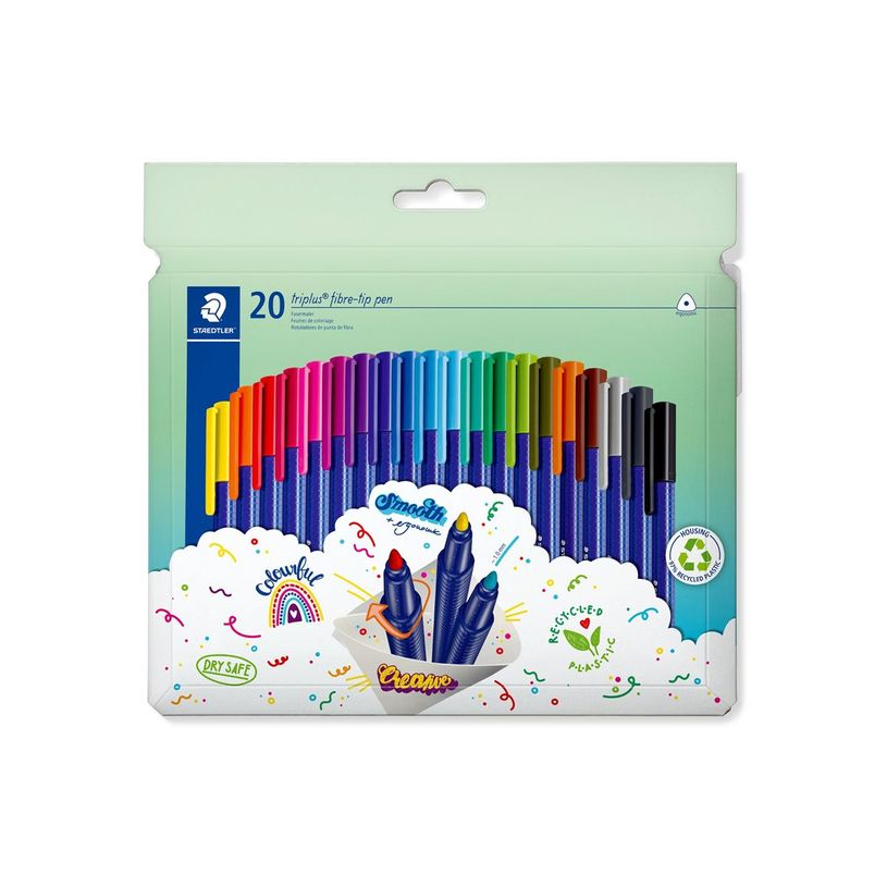 4007817164594-STAEDTLER triplus color 323 - Feutre - non permanent - couleurs assorties - encre à l'eau-P_405251781_3-5