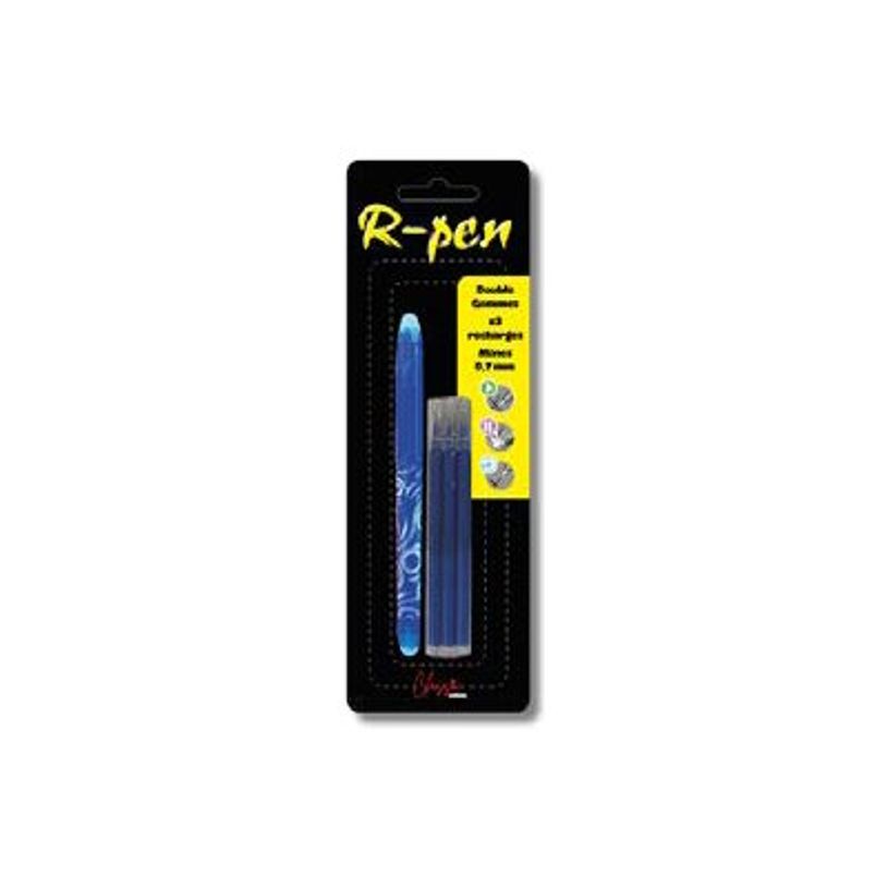 3035266516528-Ulmann R-pen - Stylo effaçable - encre gel - 0.7 mm - avec gomme-P_405251826_1-0