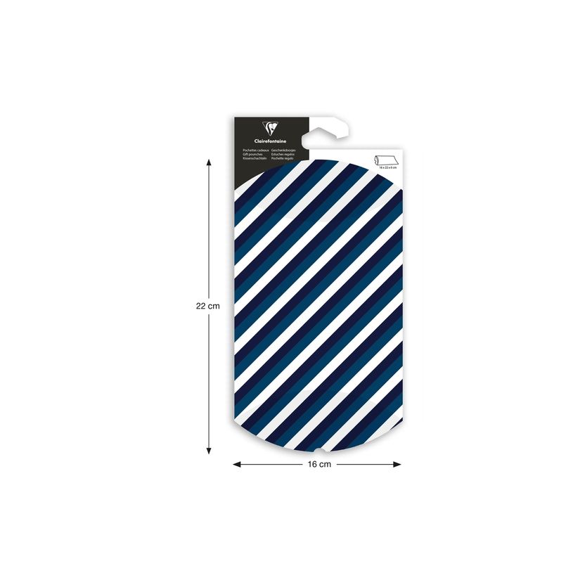 3663619207436-Clairefontaine - Pochette cadeau - 16 x 22 x 6 cm - bleu-P_405251912_6-5