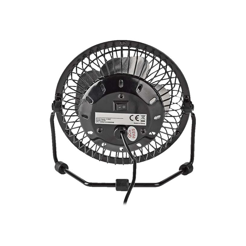 5412810291038-Nedis - Mini ventilateur de table - 10 cm - 1 vitesse - alimentation USB  - noir-P_405251990_3-2