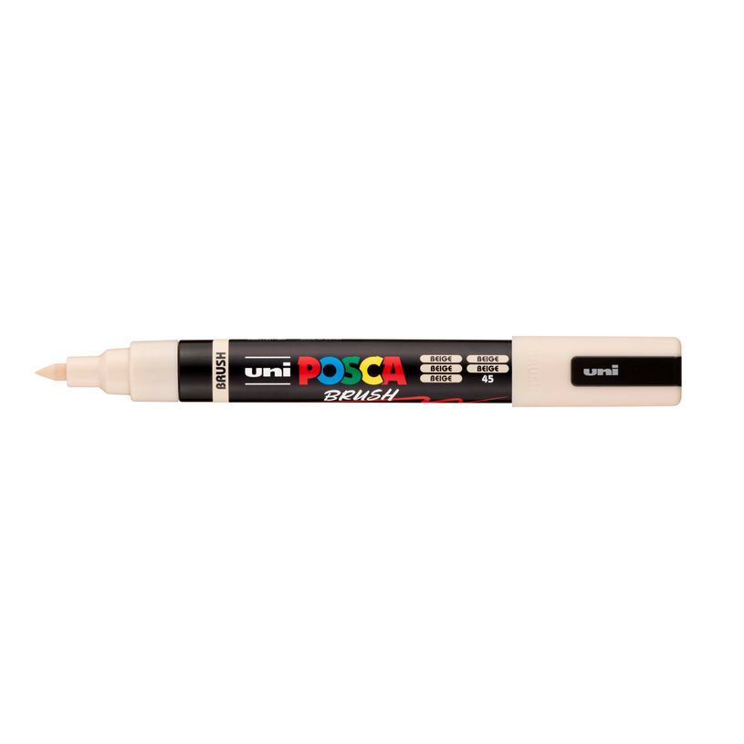 4902778311899-Posca - Marqueur peinture pointe moyenne brush - 1-4 mm - beige--0