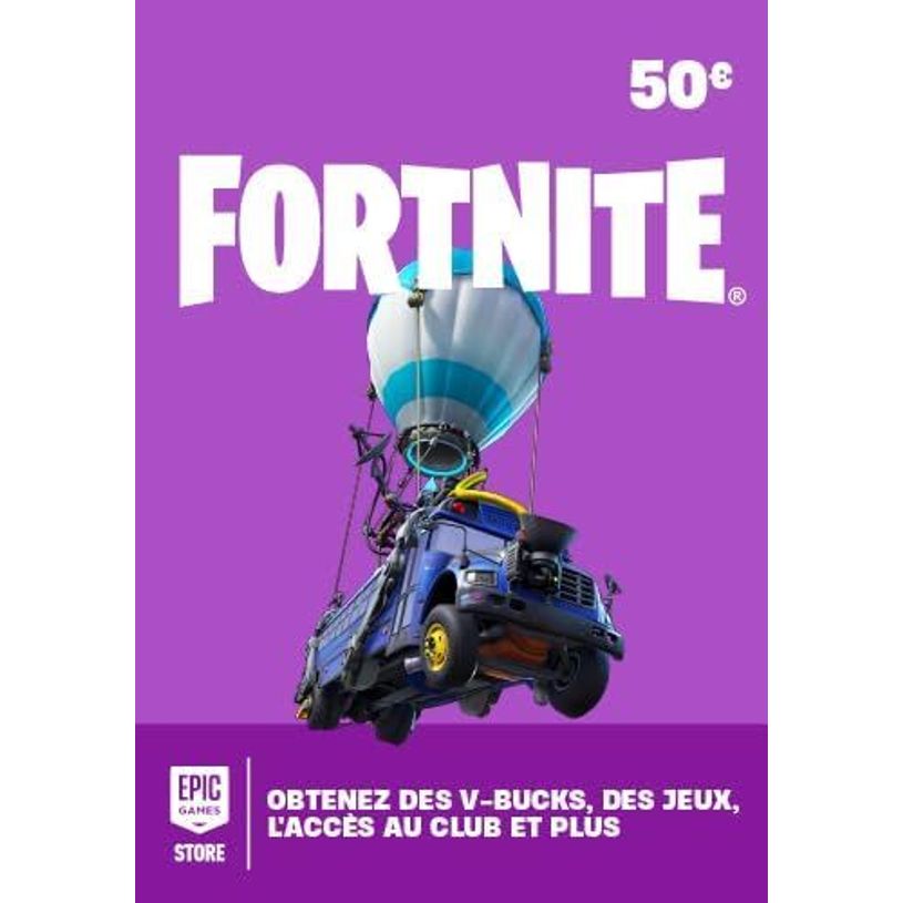4255839704780-Carte dématérialisée Epic Fortnite 50€--0