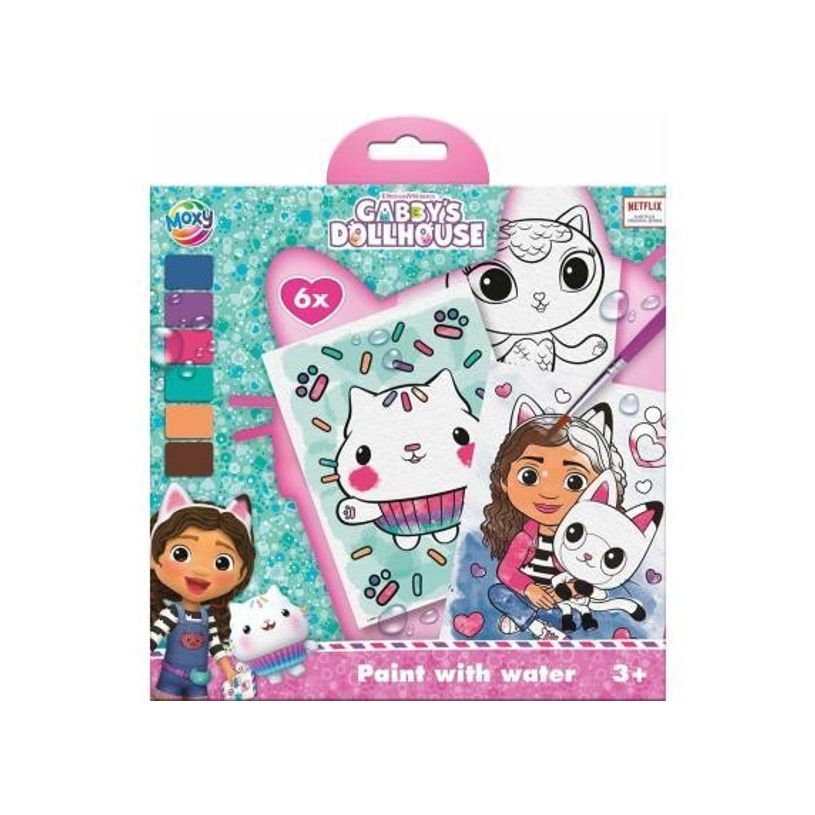 8714274420700-Gabby's Dollhouse - Peinture à l'eau - 6 planches--0