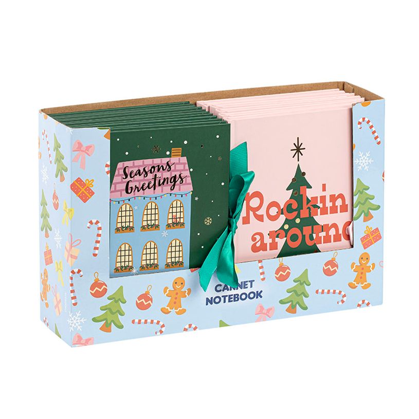 3135252744994-Carnet rembordé Noël - 160 pages - couleurs assorties - Viquel--3