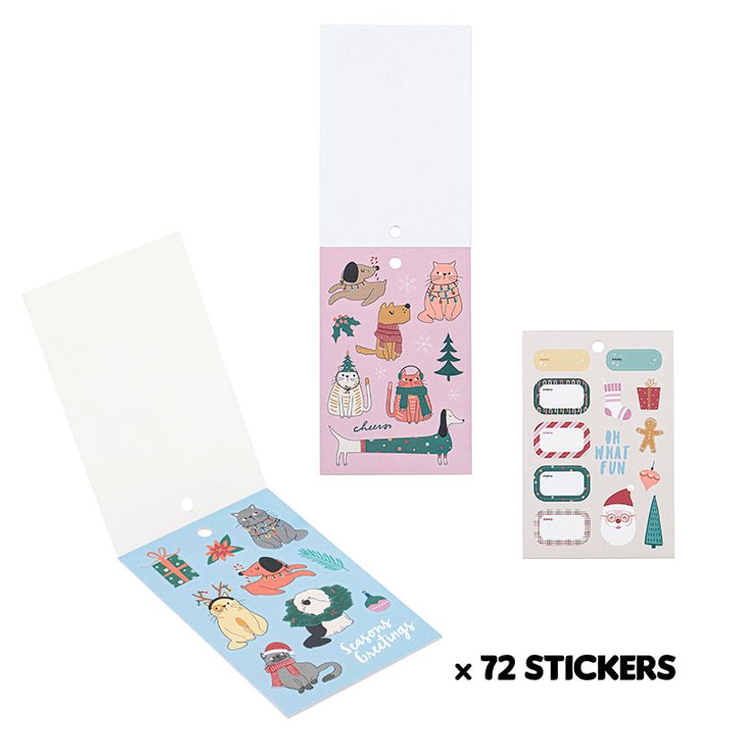 3135253224990-Carnet de stickers Noël - 72 stickers - Viquel--5