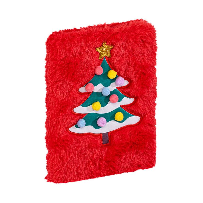 3135252754993-Carnet peluche Noël - 128 pages - couleurs assorties - Viquel--0