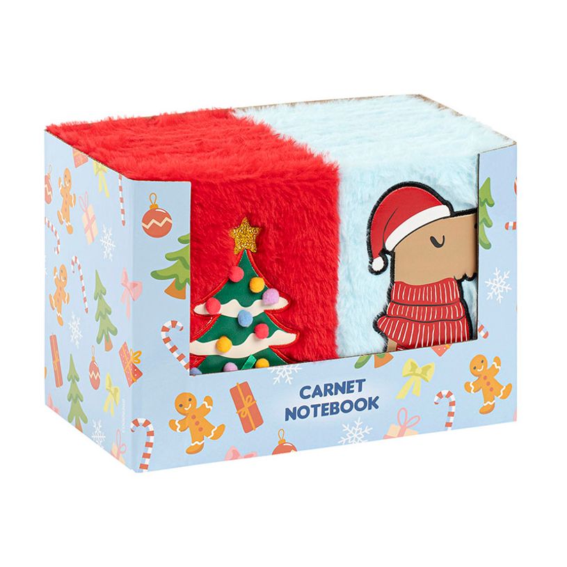 3135252754993-Carnet peluche Noël - 128 pages - couleurs assorties - Viquel--5