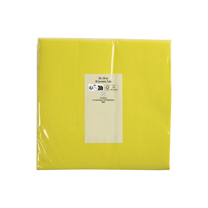 3281516220312-Pronappe - Servilleta - Tamaño 20 x 20 cm - desechable - verde kiwi (paquete de 50)-P_405252000_4-4