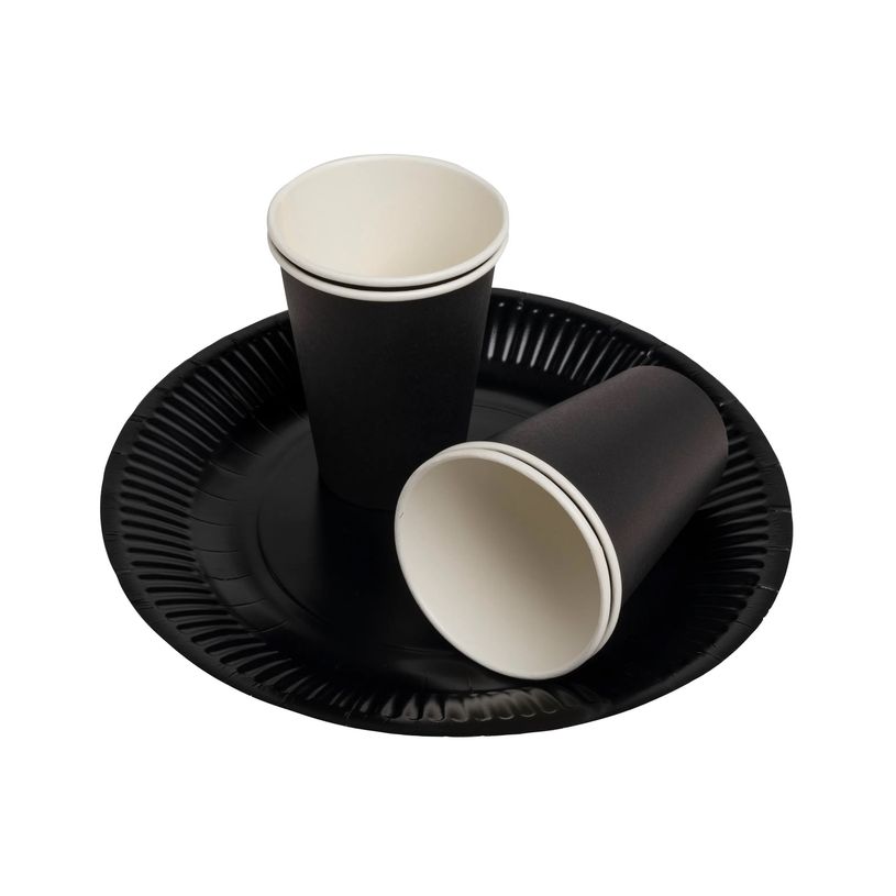 3281510891112-Pronappe - Taza - Tamaño 7 cm diameter - 200 ml - desechable - negro (paquete de 15)-P_405252005_9-8