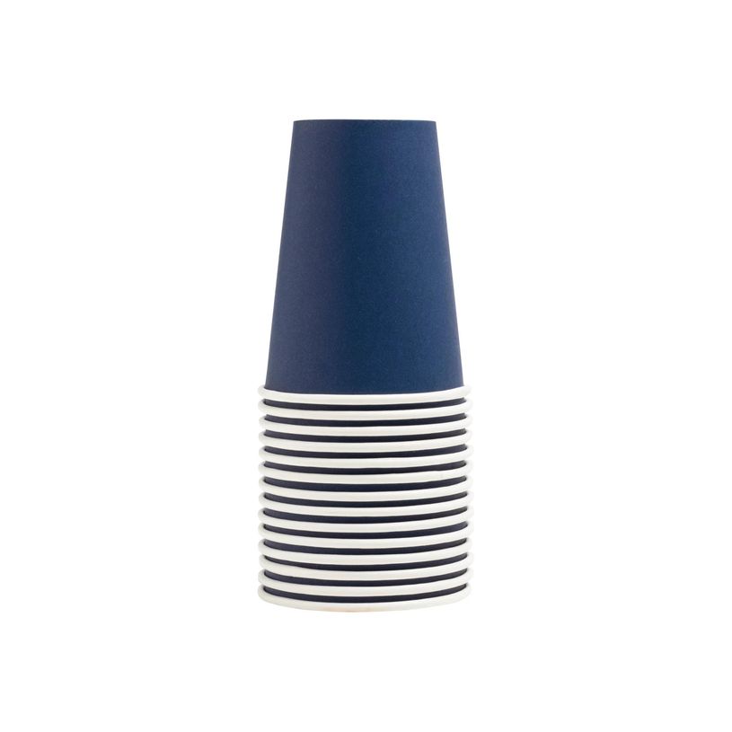 3281510891129-Pronappe - Tasse - Taille 7 cm diameter - 200 ml - jetable - bleu marine (pack de 15)-P_405252006_1-0