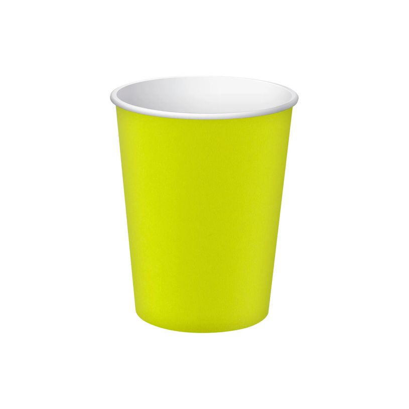 3281510891136-Pronappe - Tasse - Taille 7 cm diameter - 200 ml - jetable - vert kiwi (pack de 15)-P_405252007_7-1
