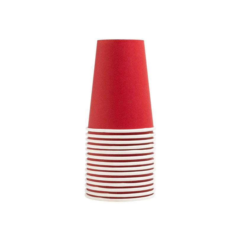 3281510891150-Pronappe - Tasse - Taille 7 cm diameter - 200 ml - jetable - rouge (pack de 15)-P_405252009_1-0