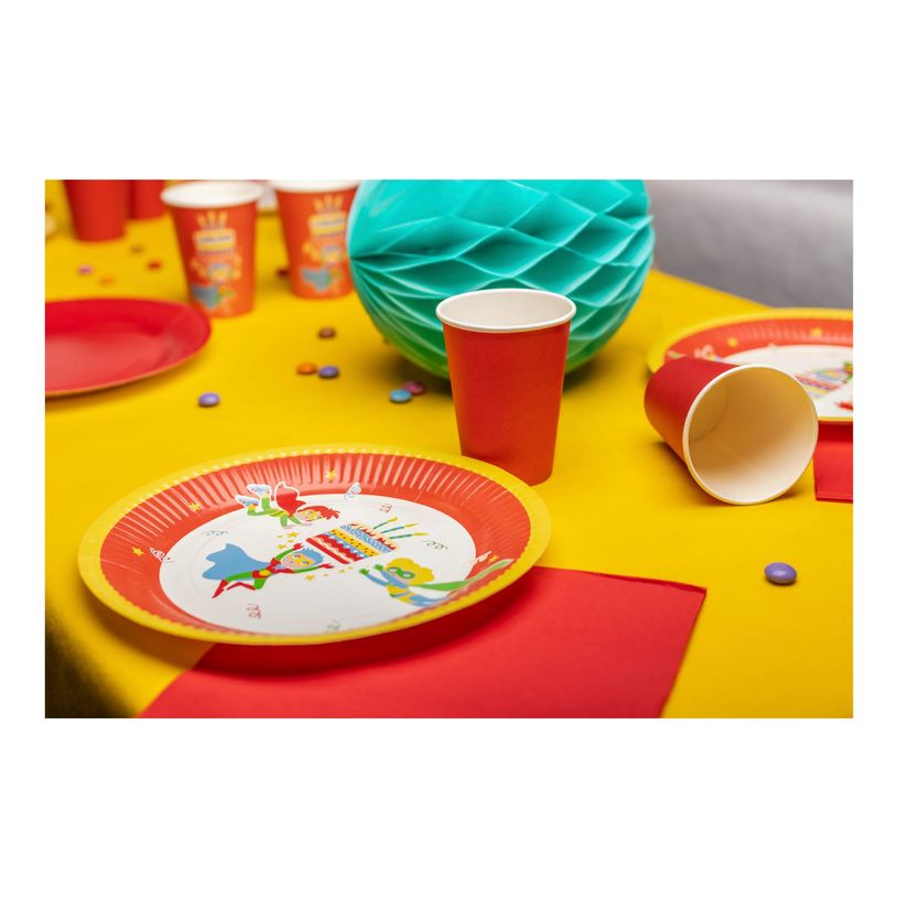 3281510891150-Pronappe - Taza - Tamaño 7 cm diameter - 200 ml - desechable - rojo (paquete de 15)-P_405252009_3-9