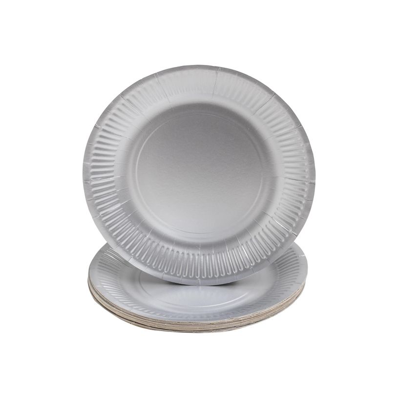 3281510793119-Pronappe - Assiette - 23 cm - rond - jetable - argent-P_405252012_1-0