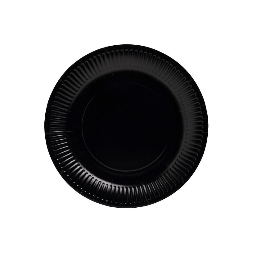 3281510792112-Pronappe - Plata - Tamaño 23 cm diameter - redondo - desechable - negro (paquete de 20)-P_405252015_12-6