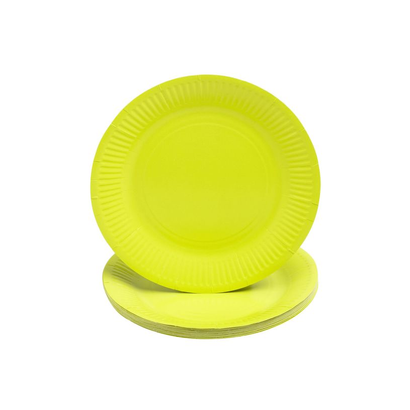 3281510792136-Pronappe - Plata - Tamaño 23 cm diameter - redondo - desechable - verde kiwi (paquete de -P_405252017_3-3