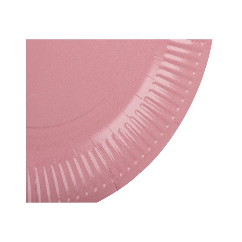 3281510792143-Pronappe - Assiette - Taille 23 cm diameter - rond - jetable - rose (pack de 20)-P_405252018_11-5