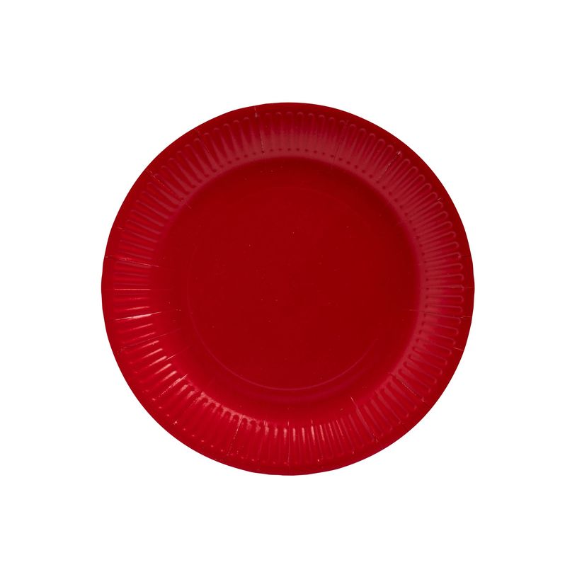 3281510792150-Pronappe - Plata - Tamaño 23 cm diameter - redondo - desechable - rojo (paquete de 20)-P_405252019_11-6