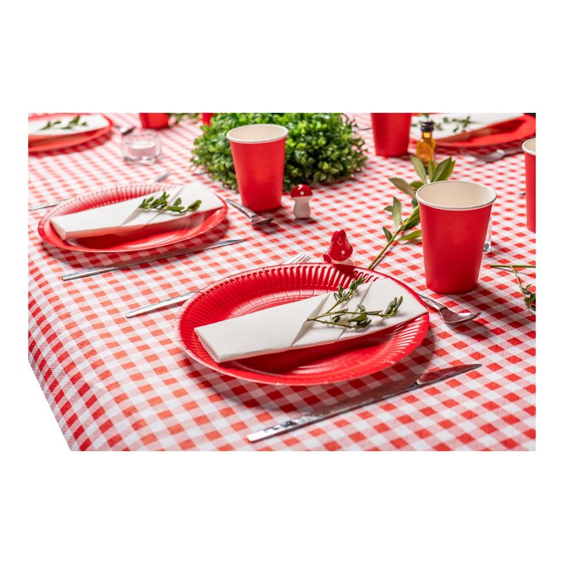 3281510792150-Pronappe - Plata - Tamaño 23 cm diameter - redondo - desechable - rojo (paquete de 20)-P_405252019_4-1