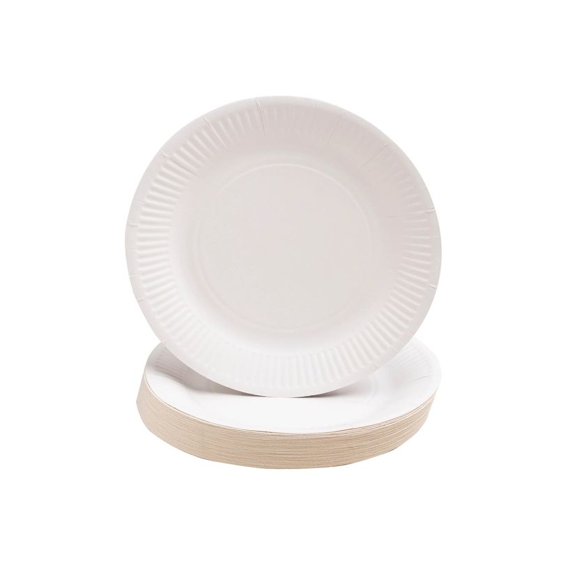 3281510791108-Pronappe - Plata - Tamaño 23 cm diameter - redondo - desechable - blanco (paquete de 50)-P_405252031_4-2