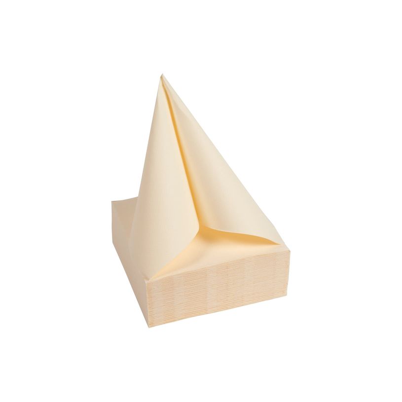 3281516238027-Pronappe - Serviette - Taille 38 x 38 cm - jetable - ivoire (pack de 40)-P_405252155_5-3