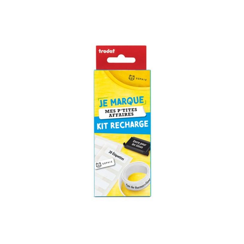 9010835136813-Trodat JE MARQUE MES P'TITES AFFAIRES Refill Kit - Tampon encreur - noir - texte personnal-P_405252184_4-4