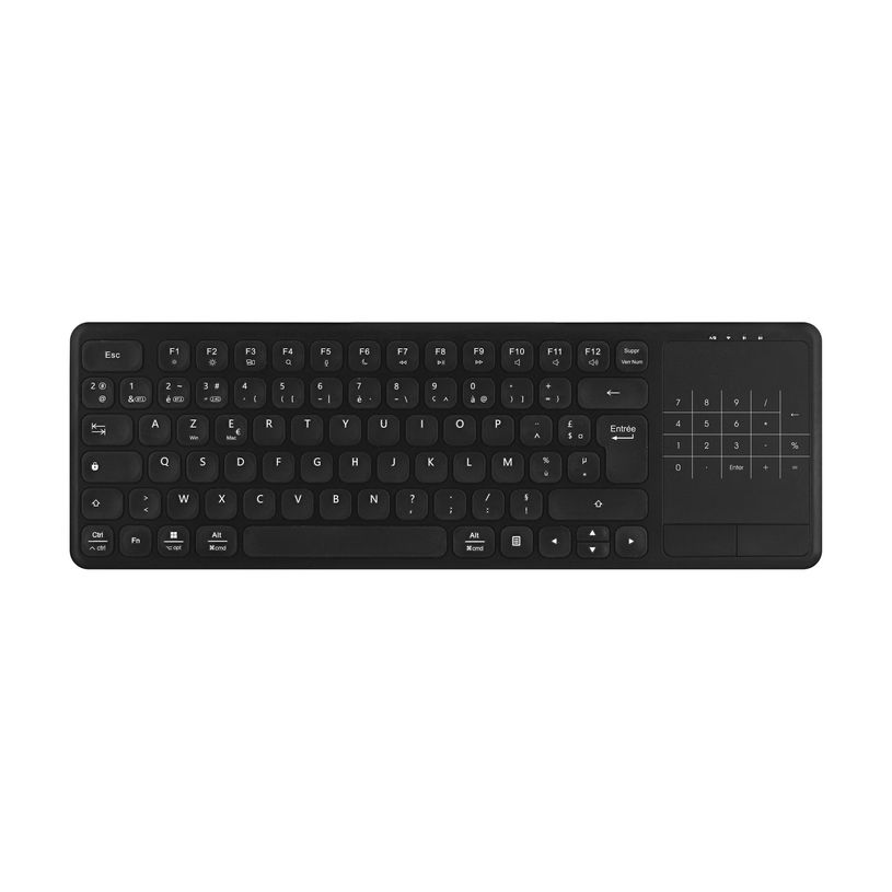 3303170121696-T'nB SLIM TOUCH - Clavier sans fil rechargeable avec pavé tactile - Bluetooth - noir-P_405252216_3-4