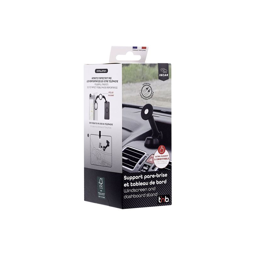 3303170119549-T'nB - Support pour voiture pour téléphone portable - MagSafe - multi-surface - noir-P_405252217_6-2