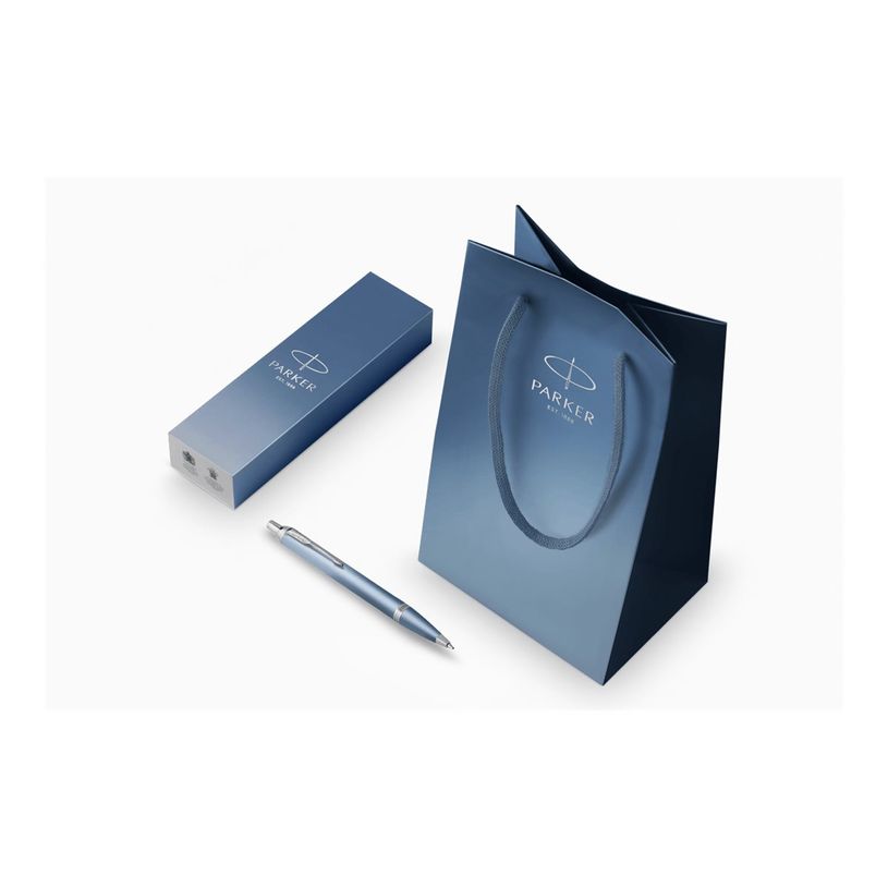 3026982039064-PARKER - Stylo à bille IM Rituals bleu - pointe moyenne - rétractable-P_405252284_5-4