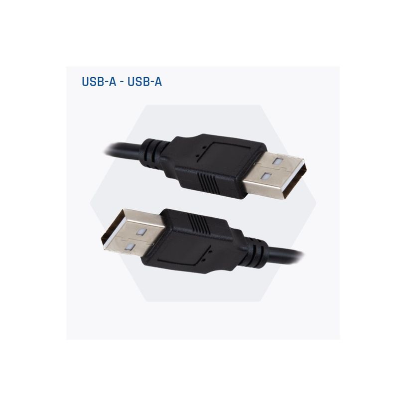 -iggual - Cable USB - USB Tipo A (M) a USB Tipo A (M) - 2 m - negro-P_405252303_3-3