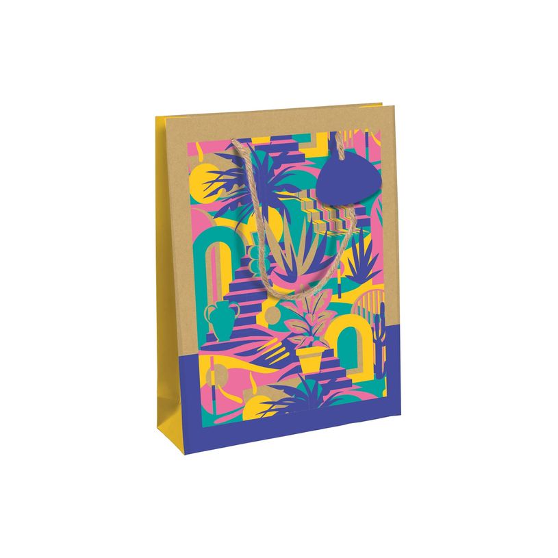 3663619207337-Clairefontaine Liwa - Sac cadeau grand 26,5 x 14 x 33 cm - indéchirable - oasis - multico-P_405252837_1-0