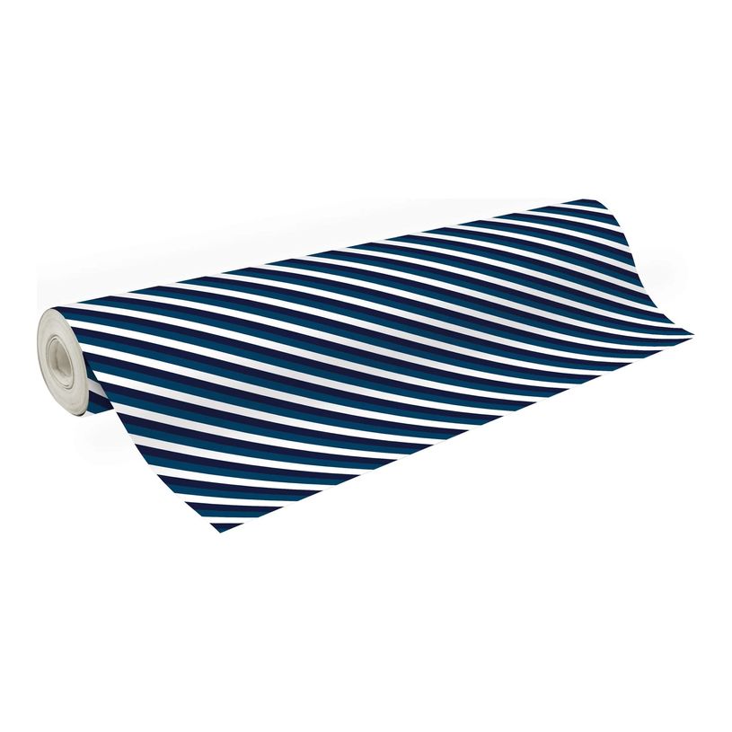 3663619207283-Clairefontaine Alliance - Emballage cadeau - 70 cm x 50 m - 60 g/m² - blue & white stripe-P_405252854_1-0