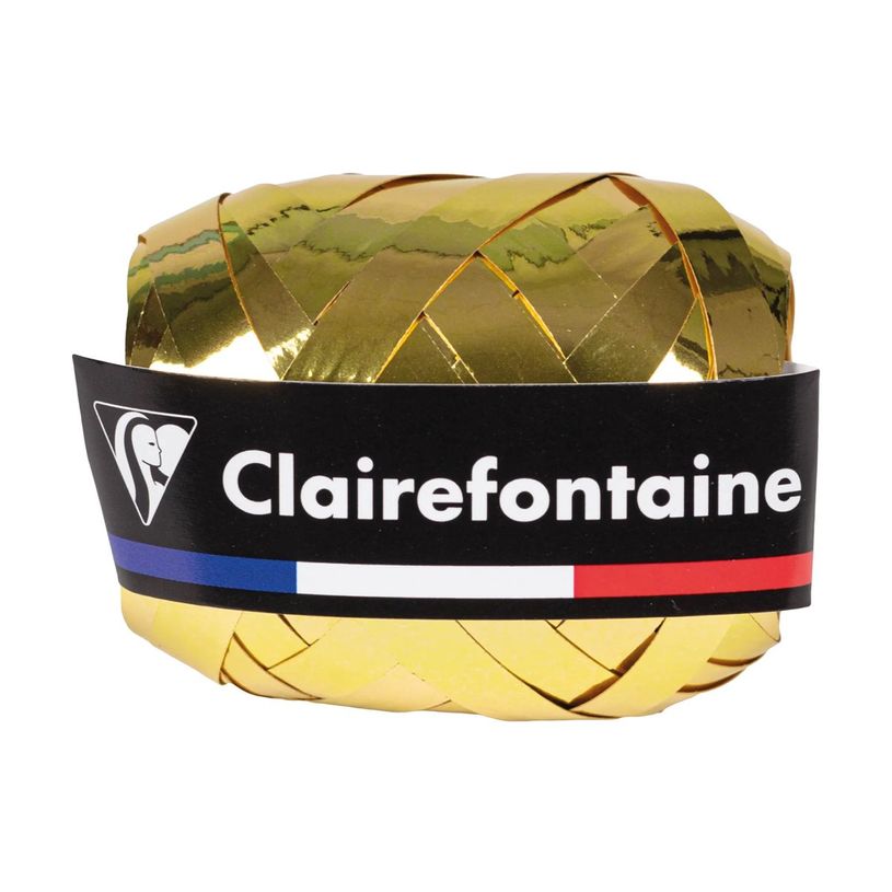 3665086027517-Clairefontaine - Ruban d'emballage cadeau - 0.7 cm x 10 m - métallique - or, argent-P_405252861_3-3