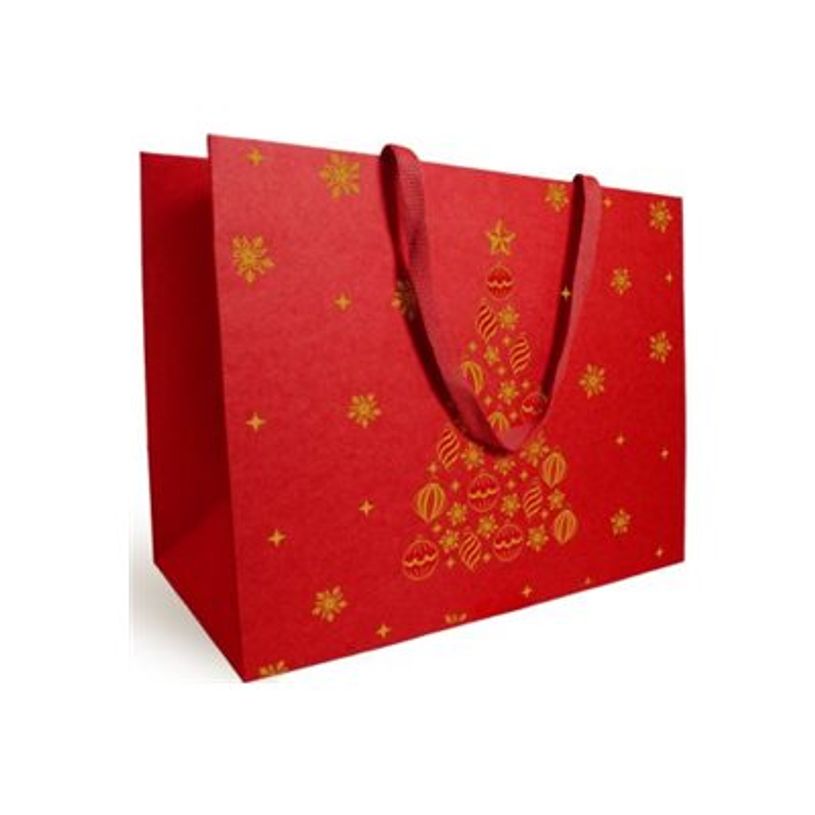 3281650624083-Logistipack - Sac cadeau - 25 cm x 10 cm x 22 cm - rouge, or-P_405252919_1-0