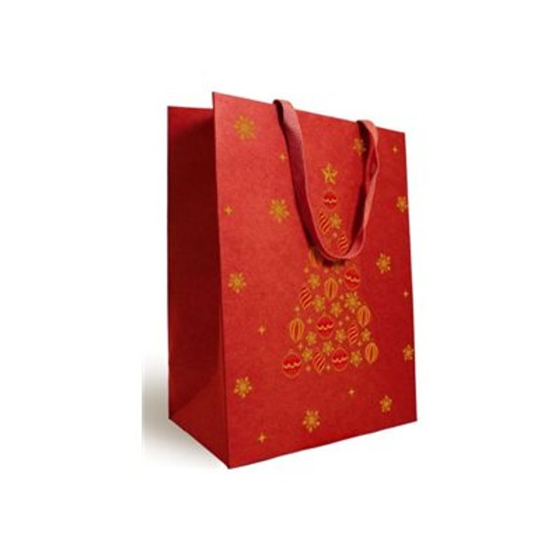 3281650624144-Logistipack - Sac cadeau - 25 cm x 13 cm x 33 cm - rouge, impression dorée-P_405252920_1-0