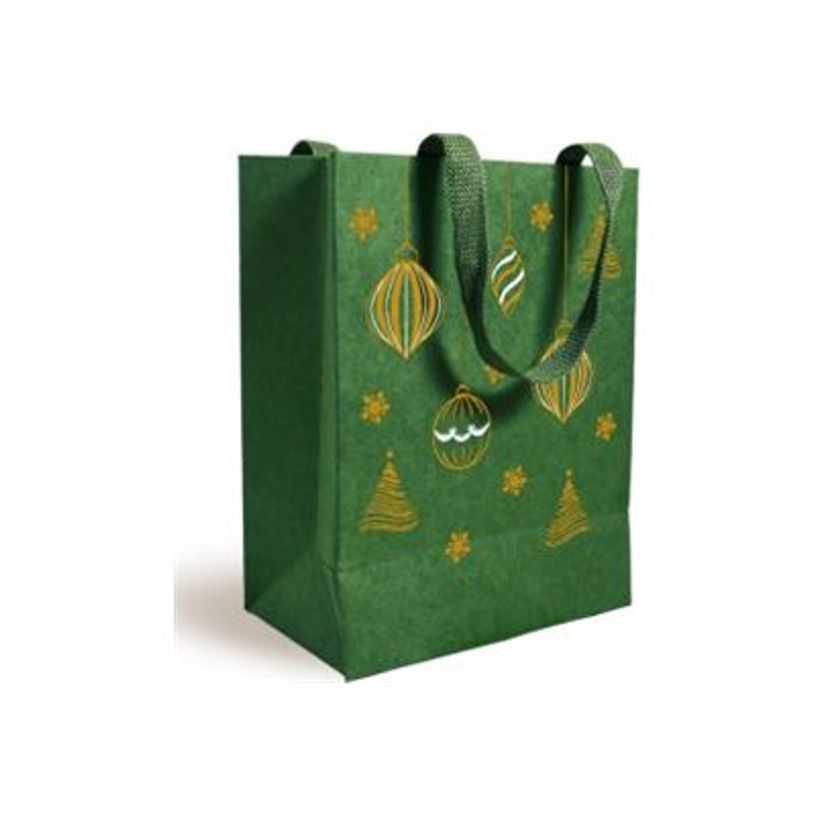 3281650624496-Logistipack - Sac cadeau - 18 cm x 10 cm x 23 cm - vert, impression dorée-P_405252922_1-0