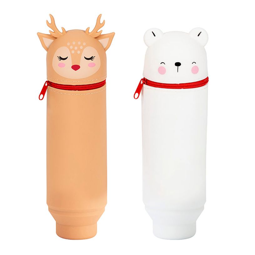 3135252774991-Trousse Renne et Ours Noël - Silicone - couleurs assorties - Viquel--2