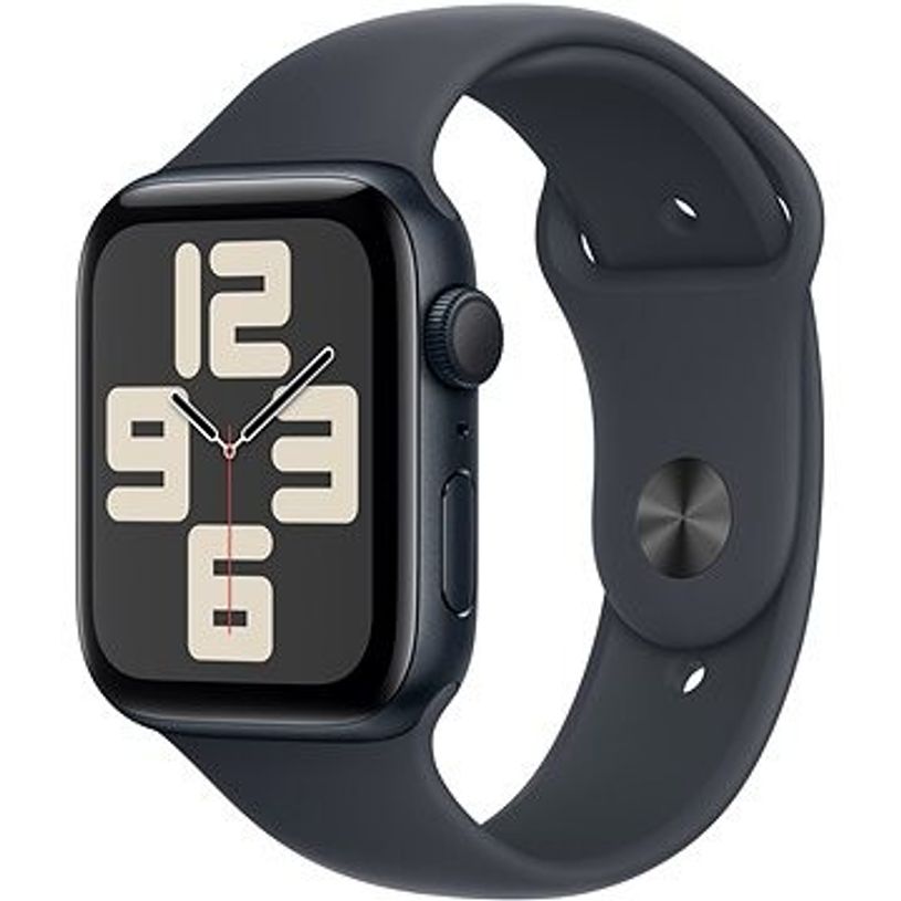195949641787-Apple Watch SE GPS (2024) - Montre connectée 40 mm - Bracelet M/L - Midnight--0