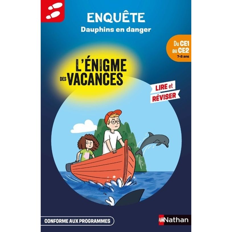 9782095034702-L'énigme des vacances - Dauphins en danger - du CE1 au CE2--0