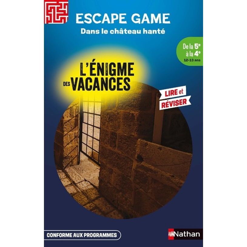 9782095034870-L'énigme des vacances - Escape game : Dans le château hanté - 5e à la 4e--0