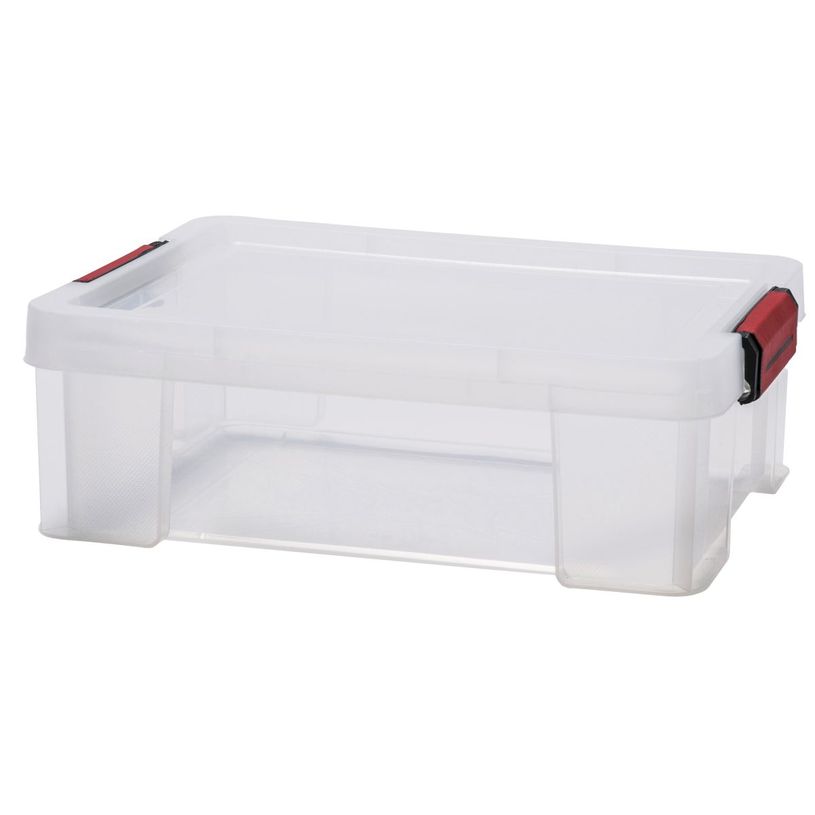 3234530012272-Sundis - Boite de rangement  Clip and Store - 9L - transparent--0